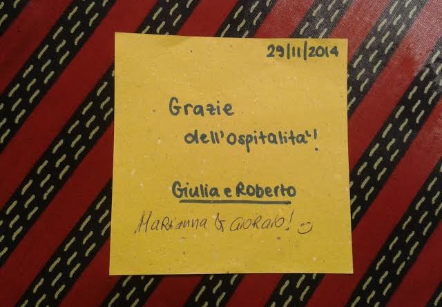 “Indovina chi viene a cena?” – 29nov2014 – identità e radici