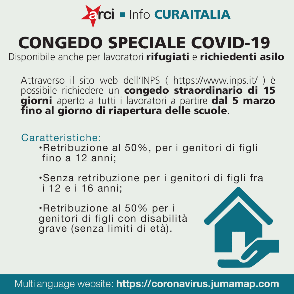 CORONAVIRUS. Congedo speciale Covid-19 possibile anche per genitori rifugiati e richiedenti asilo