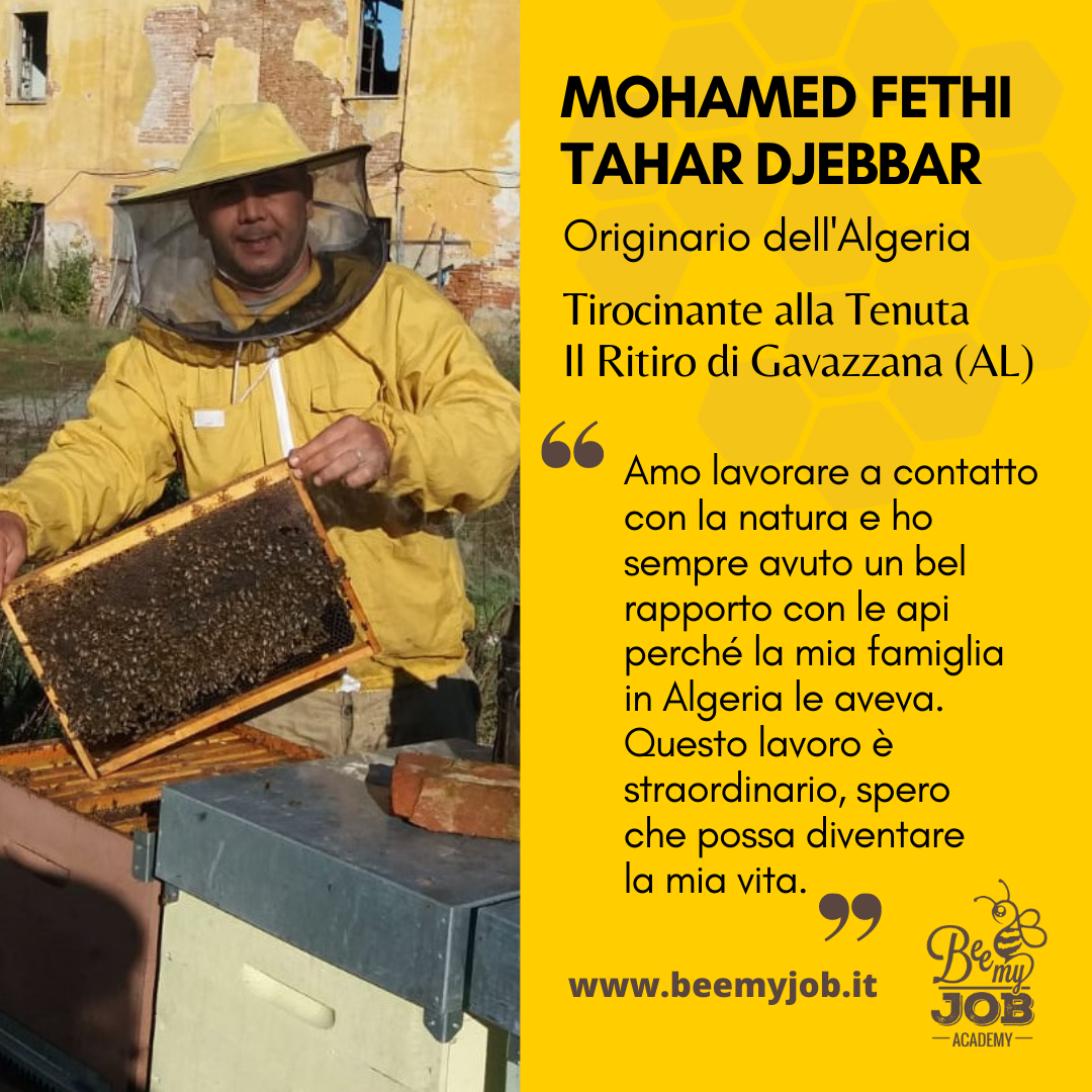 Le storie di Bee My Job: Mohamed dall’Algeria alla Tenuta Il Ritiro, passando per Roma