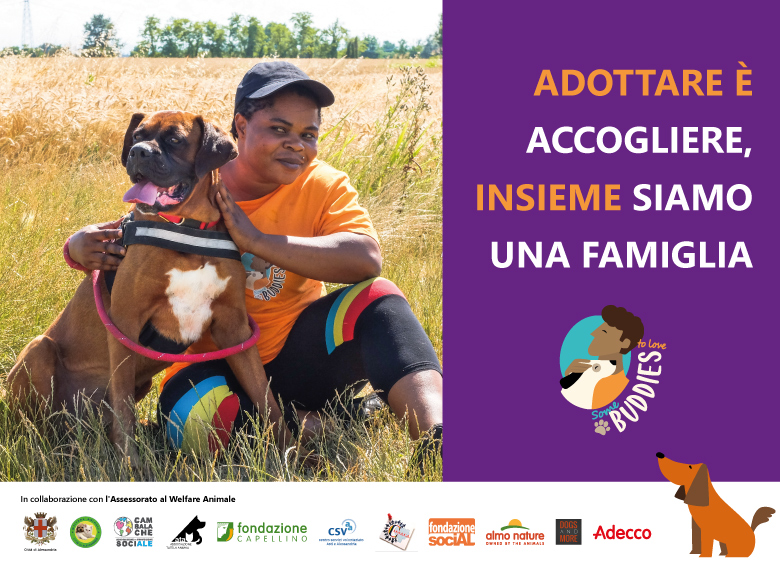 Adottare è accogliere – I nuovi dog sitter di Buddies per una campagna di sensibilizzazione