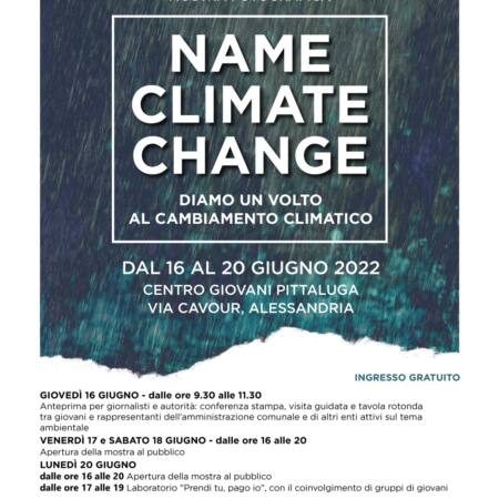 Ad Alessandria debutta la mostra fotografica Name Climate Change