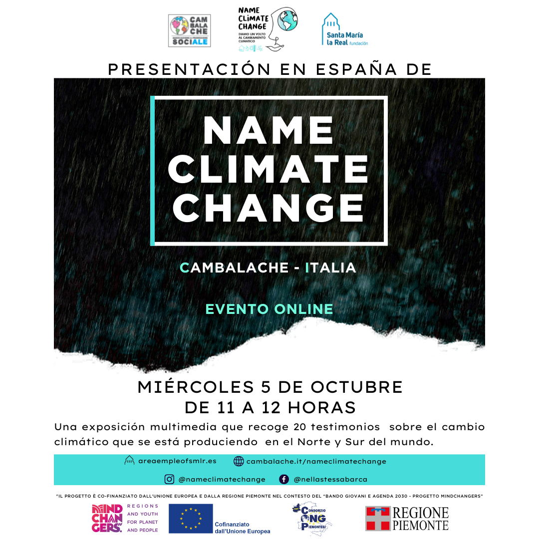Presentazione in Spagna di Name Climate Change – 5 ottobre 2022