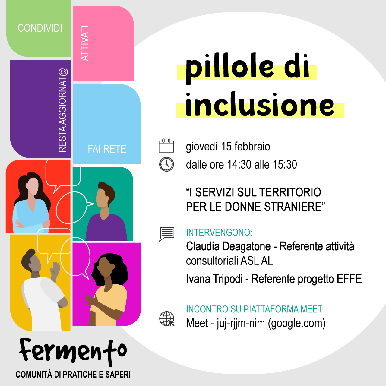 Pillole di Inclusione: i servizi sul territorio per le donne straniere