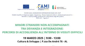 AGORAL3: Minori stranieri non accompagnati tra devianza e integrazione: percorsi di accoglienza all’interno di vissuti difficili