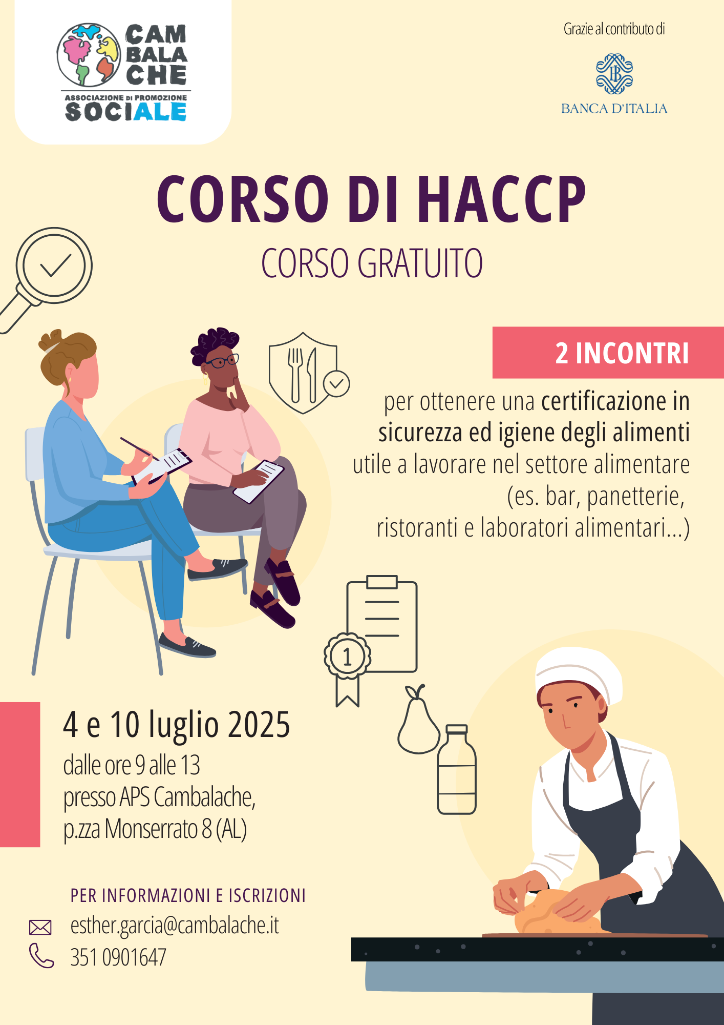 HACCP: corso gratuito